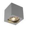 BIG THEO WALL,  Wandleuchte, QPAR111, IP44, eckig, silbergrau, max. 75W 3