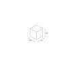 BIG THEO WALL,  Wandleuchte, QPAR111, IP44, eckig, silbergrau, max. 75W 4