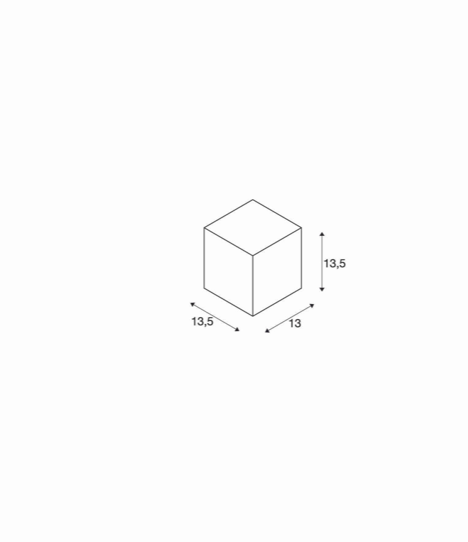 BIG THEO WALL,  Wandleuchte, QPAR111, IP44, eckig, silbergrau, max. 75W 2