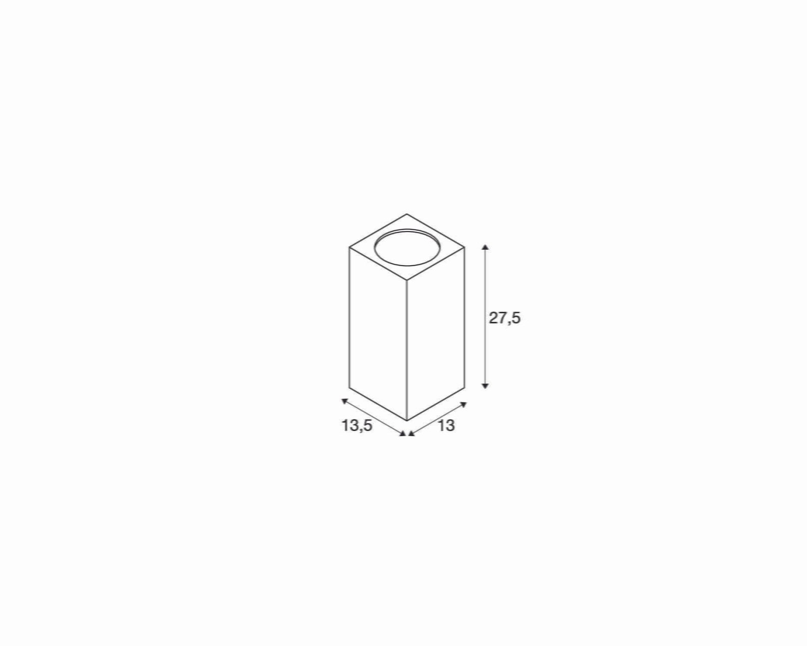 BIG THEO,  Wandleuchte, QPAR111, IP44, eckig, up/down, silbergrau, max. 150W 2