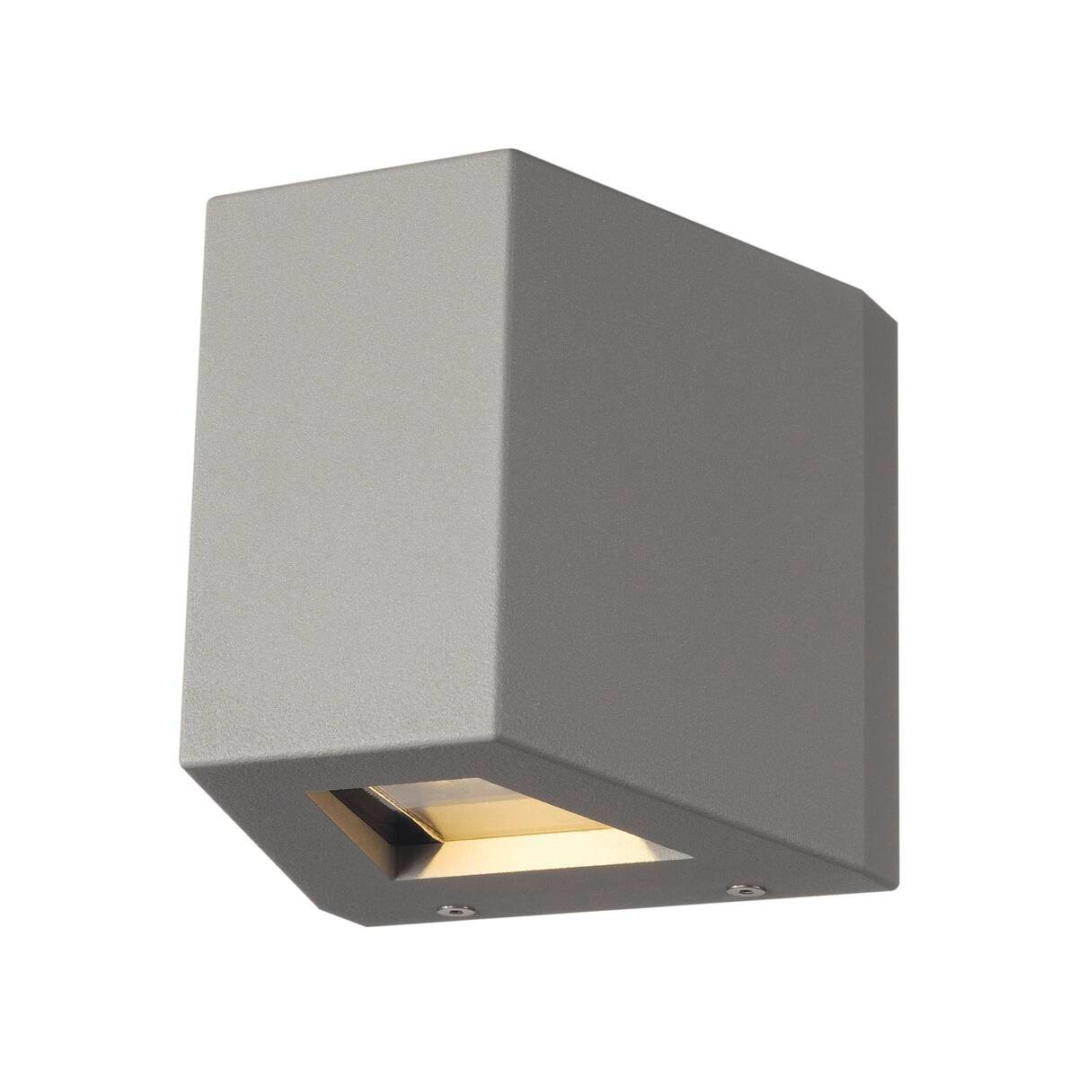 OUT-BEAM,  Wandleuchte, LED, 3000K, Beam up/Flood down, silbergrau, IP44