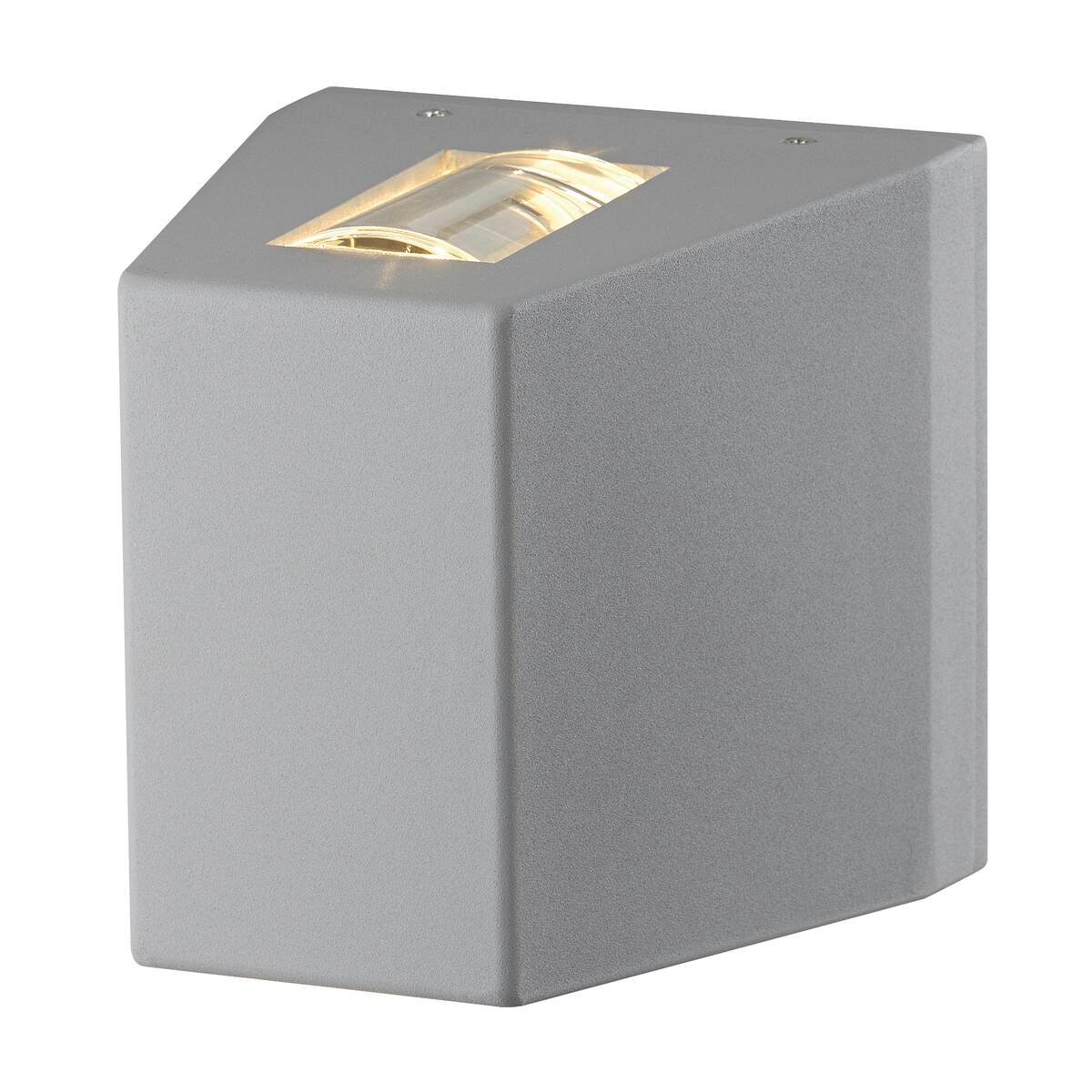 OUT-BEAM,  Wandleuchte, LED, 3000K, Beam up/Flood down, silbergrau, IP44 2