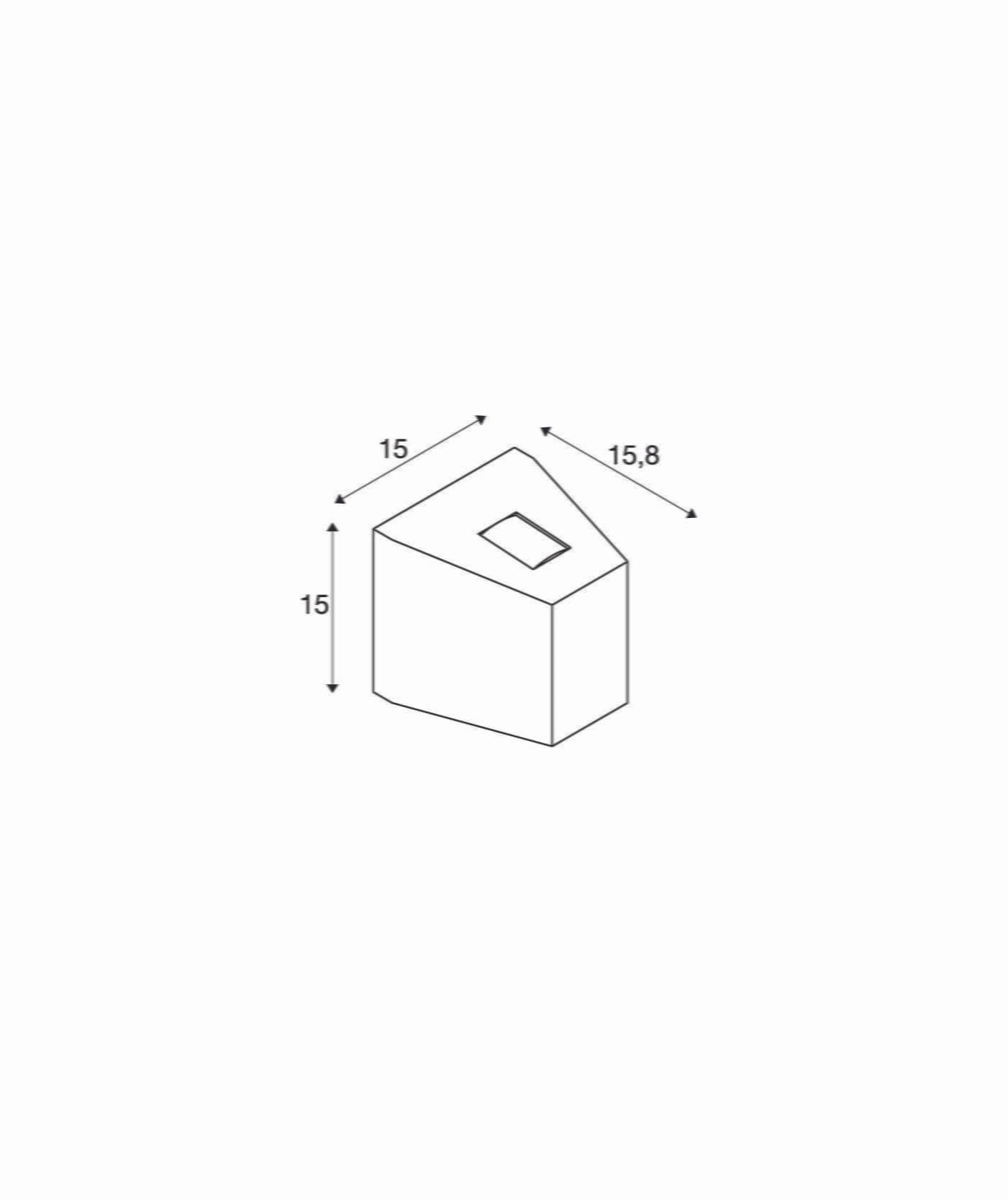 OUT-BEAM,  Wandleuchte, LED, 3000K, Beam up/Flood down, silbergrau, IP44 4