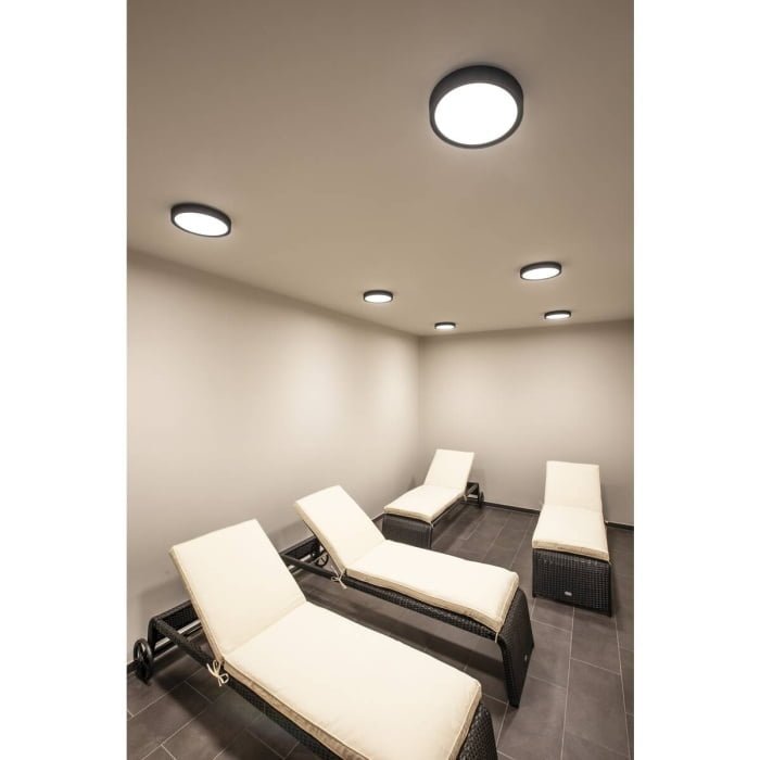 AINOS Außendeckenleuchte LED 3000K, rund LED 3