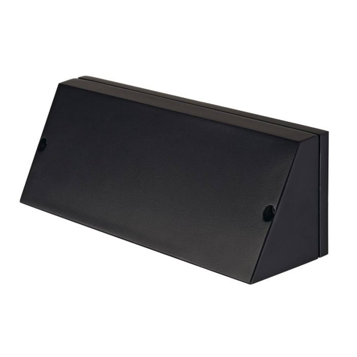 PEMA,  Wandleuchte,  IP44, rechteckig, schwarz, max. 15W 2