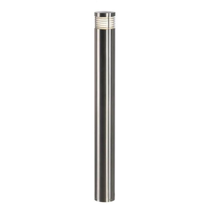 VAP SLIM 90,  Standleuchte, TC-TSE, IP44, edelstahl gebürstet, Ø/H 10/90 cm, max. 20W