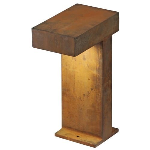 RUSTY PATHLIGHT,  Standleuchte, Energiesparleuchte GX53, IP44, stahl gerostet, max. 9W