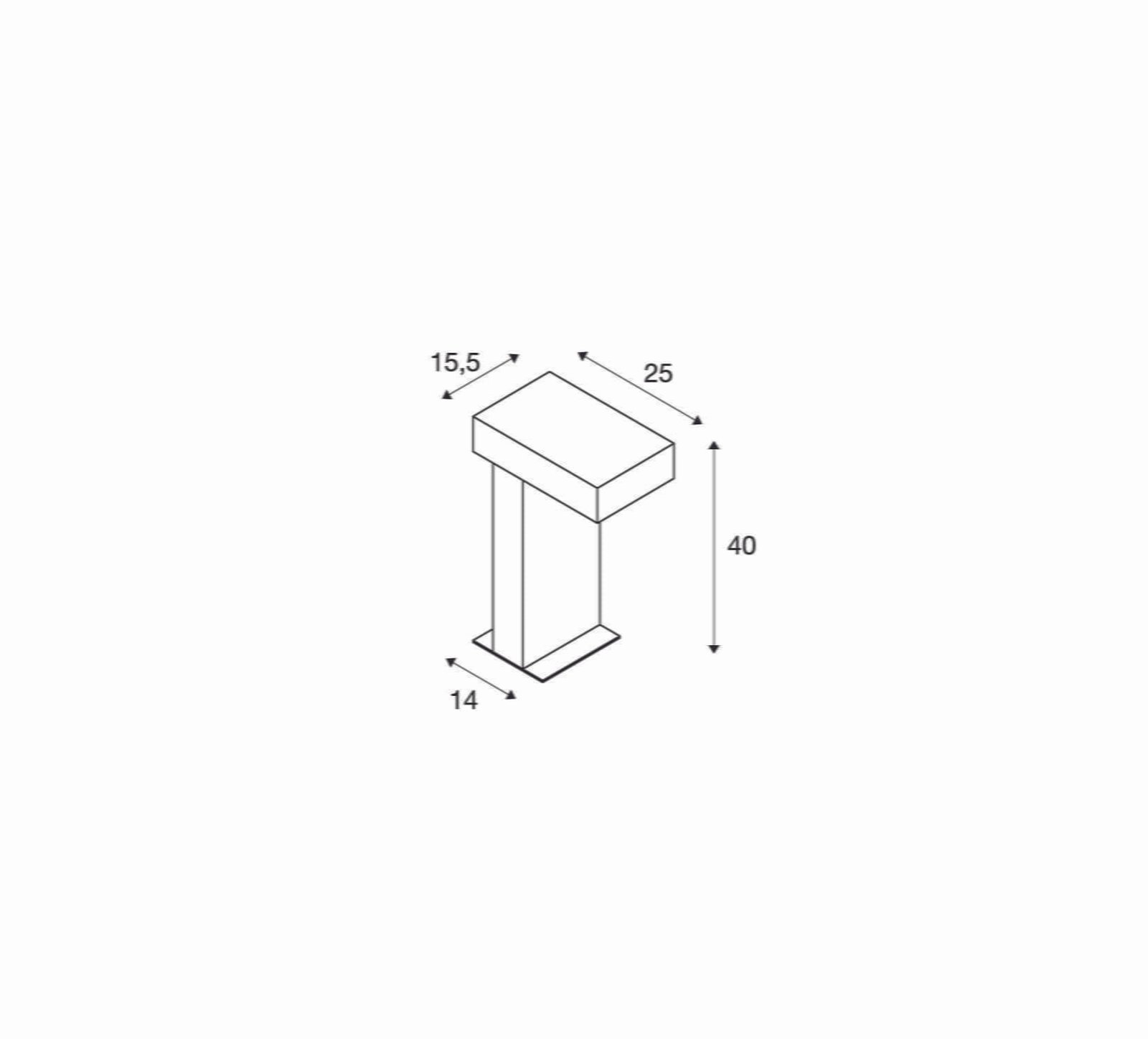 RUSTY PATHLIGHT,  Standleuchte, Energiesparleuchte GX53, IP44, stahl gerostet, max. 9W 4