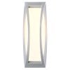 MERIDIAN 2,  Wand- und Deckenleuchte,  IP54, silbergrau, max. 25W 5