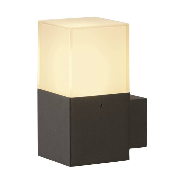 GRAFIT WL,  Wandleuchte, TC-DSE, IP44, anthrazit, Energiesparleuchte, max. 11W