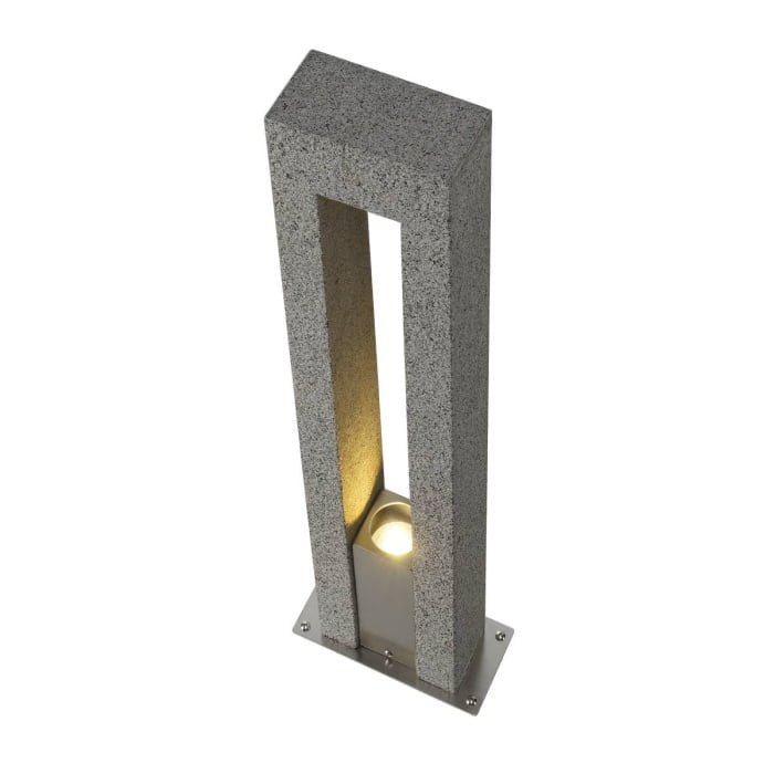 ARROCK ARC,  Standleuchte, QPAR51, IP44, salt & pepper, Granit, max. 35W 2