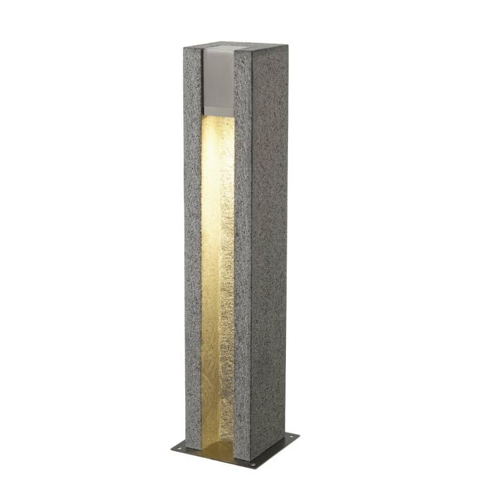 ARROCK SLOT,  Standleuchte, LED GU10 51 mm, IP44 , eckig, salt & pepper, Granit, 4W LED