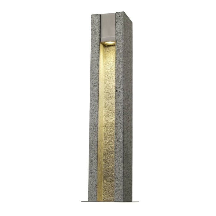 ARROCK SLOT,  Standleuchte, LED GU10 51 mm, IP44 , eckig, salt & pepper, Granit, 4W LED 3