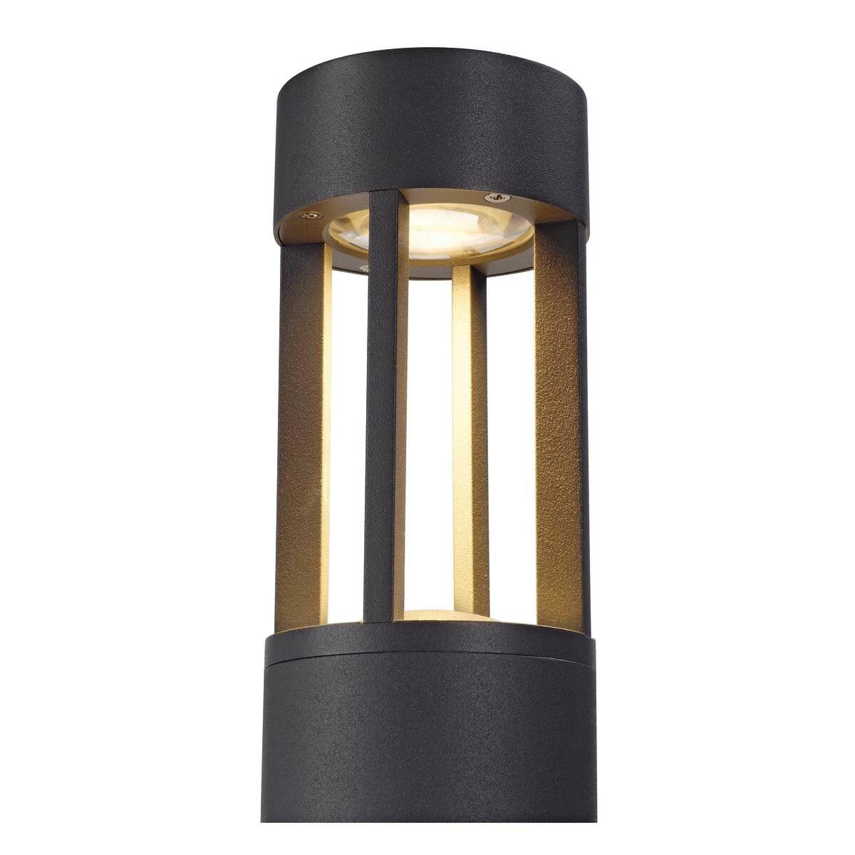 SLOTS 65,  Standleuchte, LED, 3000K, rund, anthrazit, Ø/H 9/66,5 cm, 6,3W 2