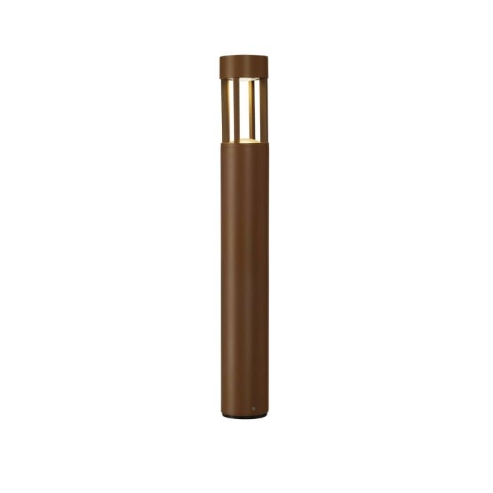 SLOTS 65,  Standleuchte, LED, 3000K, rund, rost, Ø/H 9/66,5 cm, 6,3W