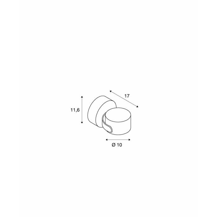 SITRA 360 WL,  Wandleuchte, TCR-TSE, IP44, anthrazit, max. 9W 2