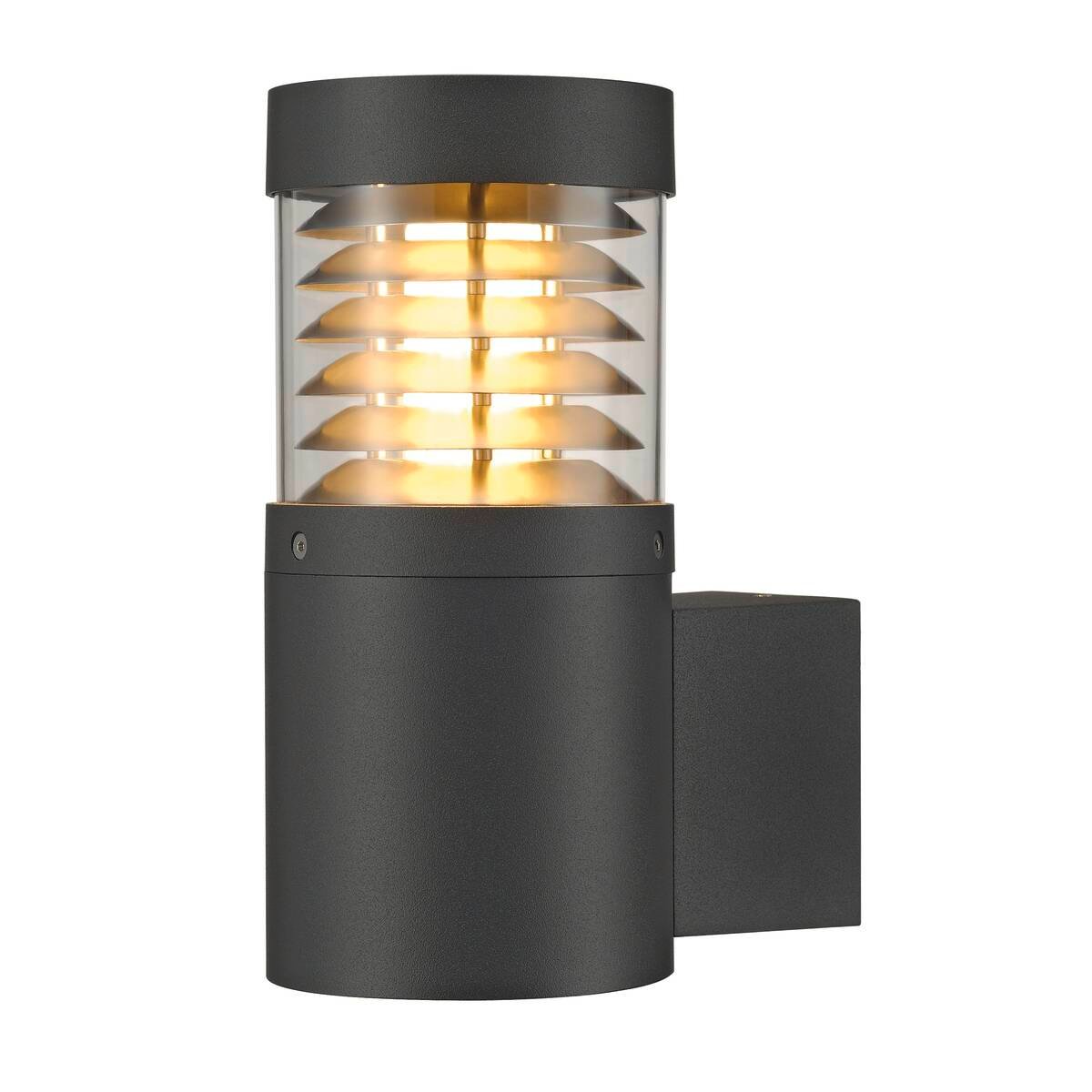F-POL WALL,  Wandleuchte,  IP54 , rund, anthrazit, max. 20W