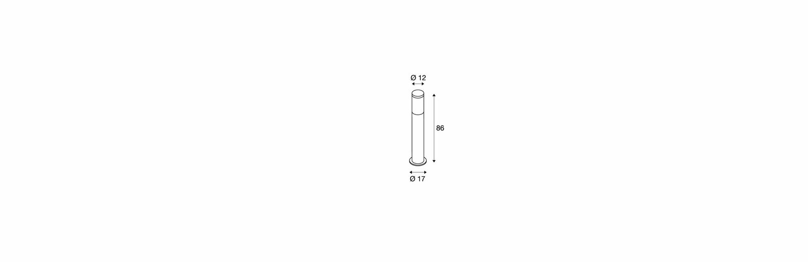 F-POL,  Standleuchte,  IP54 , rund, anthrazit, max. 20W 2