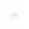 LOGS WALL,  Wandleuchte, LED, 3000K, IP44, eckig, silbergrau, 8W 4