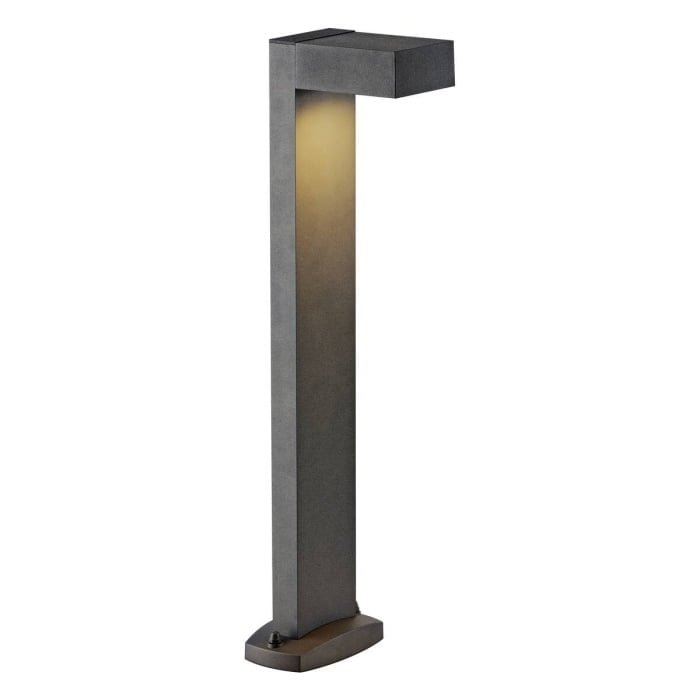 QUADRASYL 75,  Standleuchte, Energiesparleuchte GX53, IP44, eckig, anthrazit, L/B/H 19/22,5/75 cm, max. 11W 2
