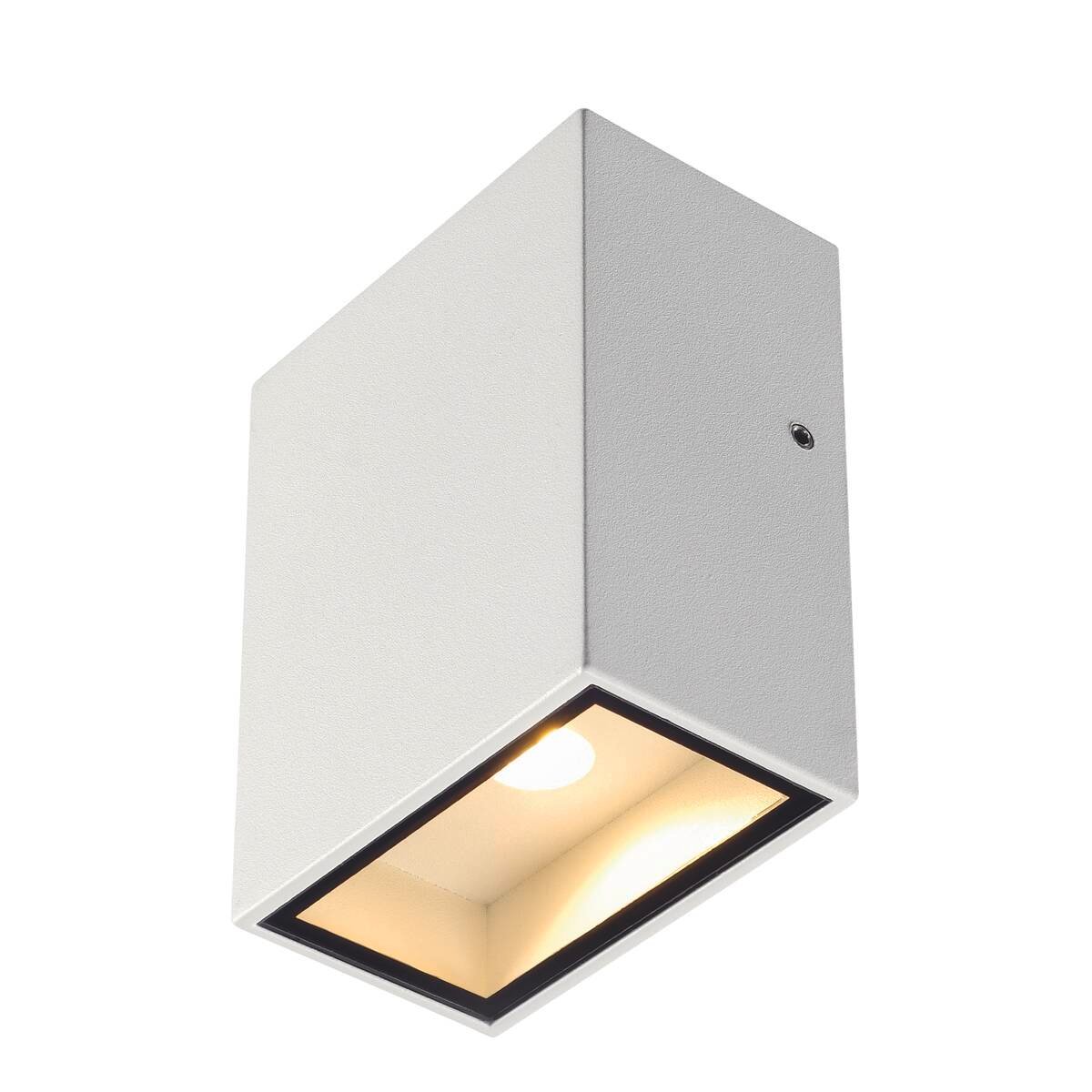 QUAD 1 XL, Wandleuchte, LED, 3000K, IP44, eckig, weiß, 3,2W