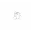 MYRA,  Wandleuchte, QPAR51, IP55, up/down, silbergrau, max. 70W 6