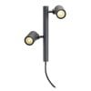 HELIA,  Standleuchte, zweiflammig, LED, 3000, IP55K, anthrazit, 16W, optional Spiessleuchte 4