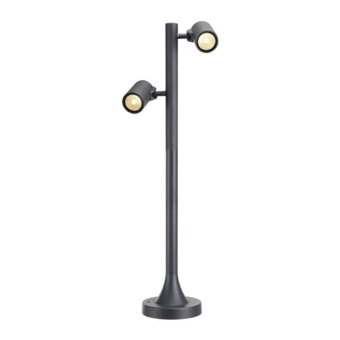 HELIA,  Standleuchte, zweiflammig, LED, 3000, IP55K, anthrazit, 16W, optional Spiessleuchte 2