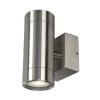 ASTINA STEEL,  Wandleuchte, QPAR51, IP44, rund, edelstahl 304, max. 70W 3