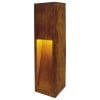 RUSTY SLOT 50,  Standleuchte, LED, 3000K, stahl gerostet, L/B/H 12/12/50 cm 4