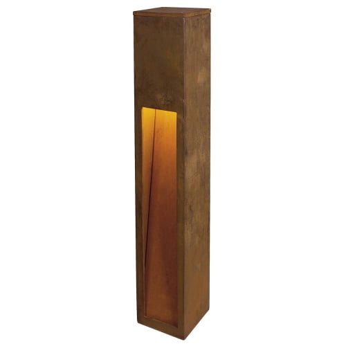 RUSTY SLOT 80,  Standleuchte, LED, 3000K, stahl gerostet, L/B/H 12/12/80 cm