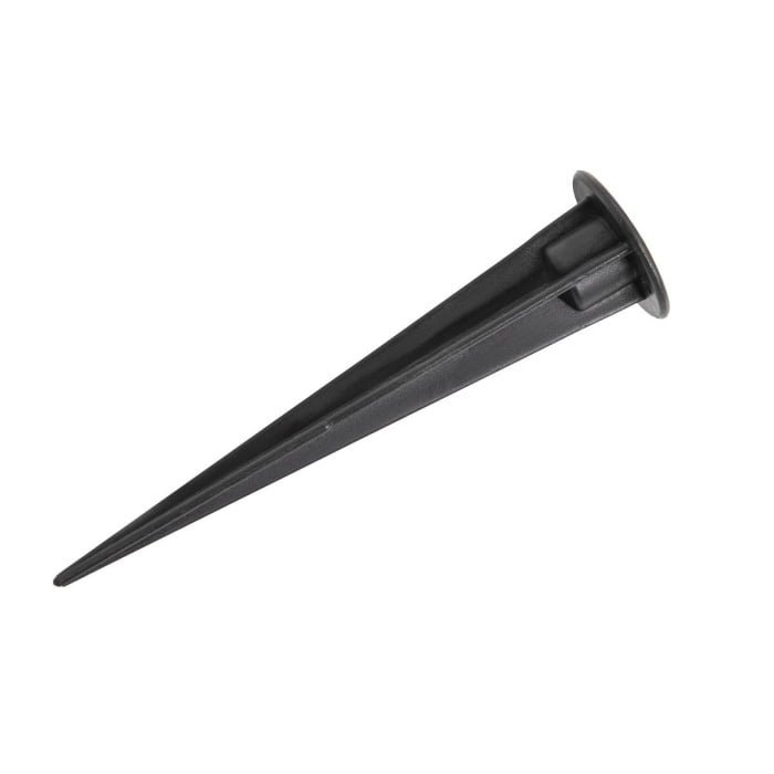 KUNSTSTOFFERDSPIESS, schwarz, Länge 17,5cm