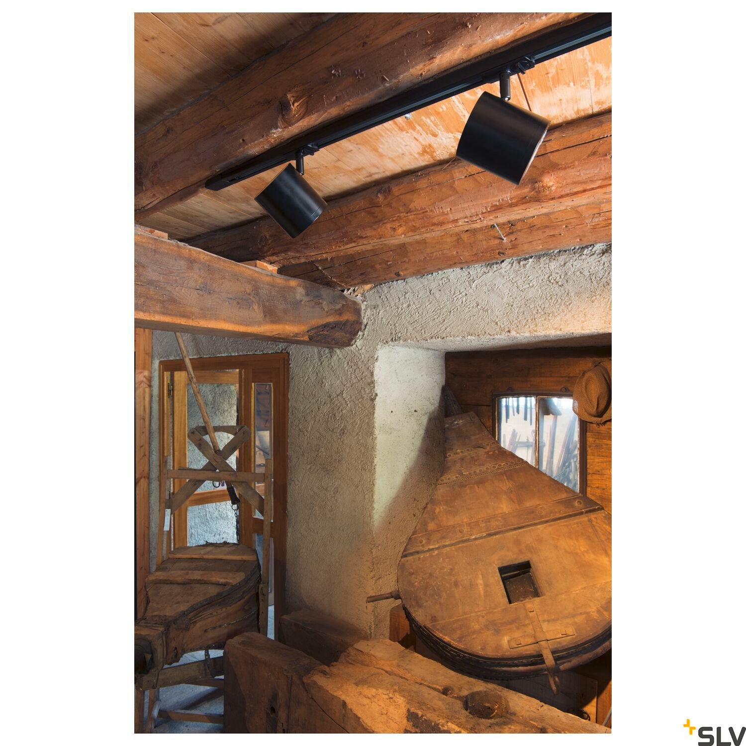 ENOLA C TRACK, Strahler für 1Phasen Hochvolt-Stromschiene, LED, 3000K, schwarz, 55°, inkl. 1 Phasen-Adapter 2