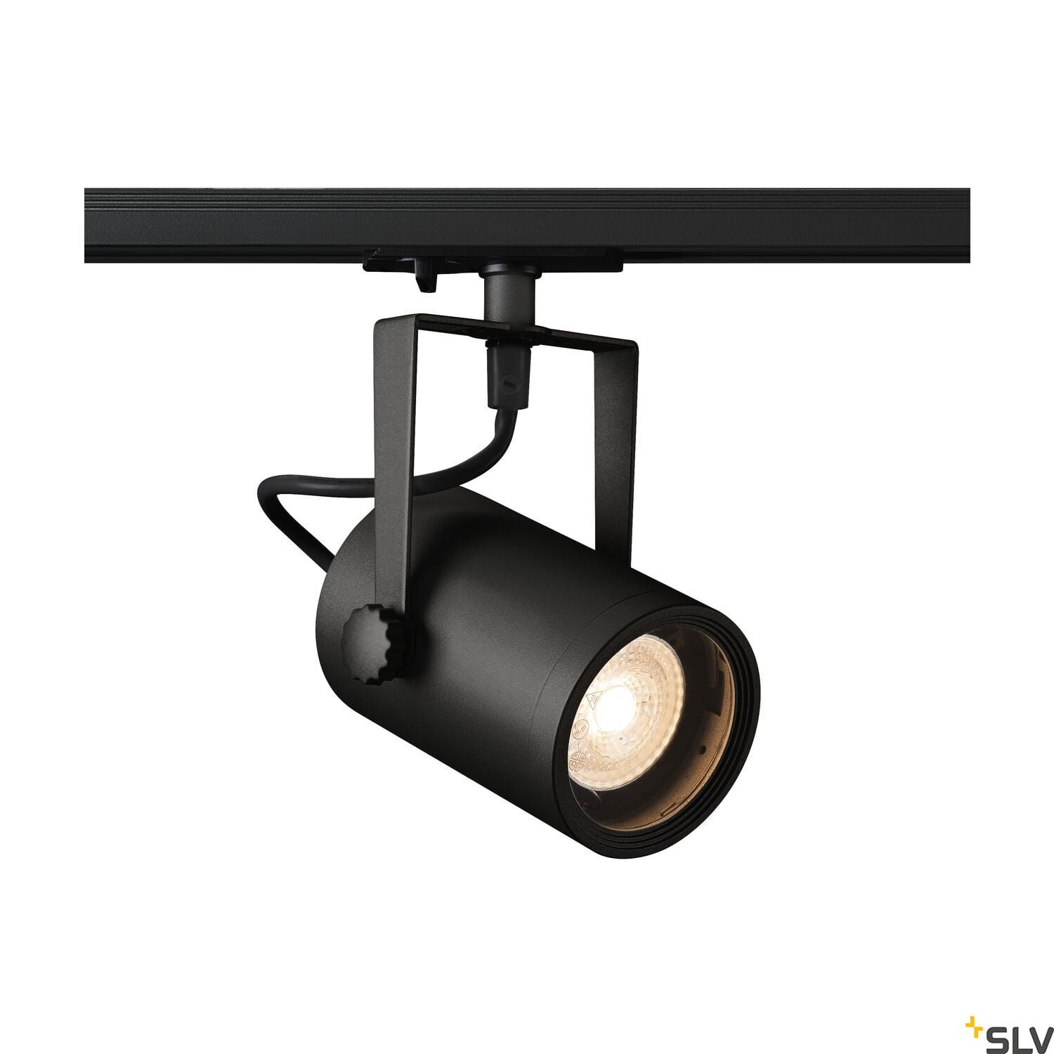 EURO SPOT TRACK SPOT, schwarz, QPAR51 25W, inkl. 1P.-Adapter