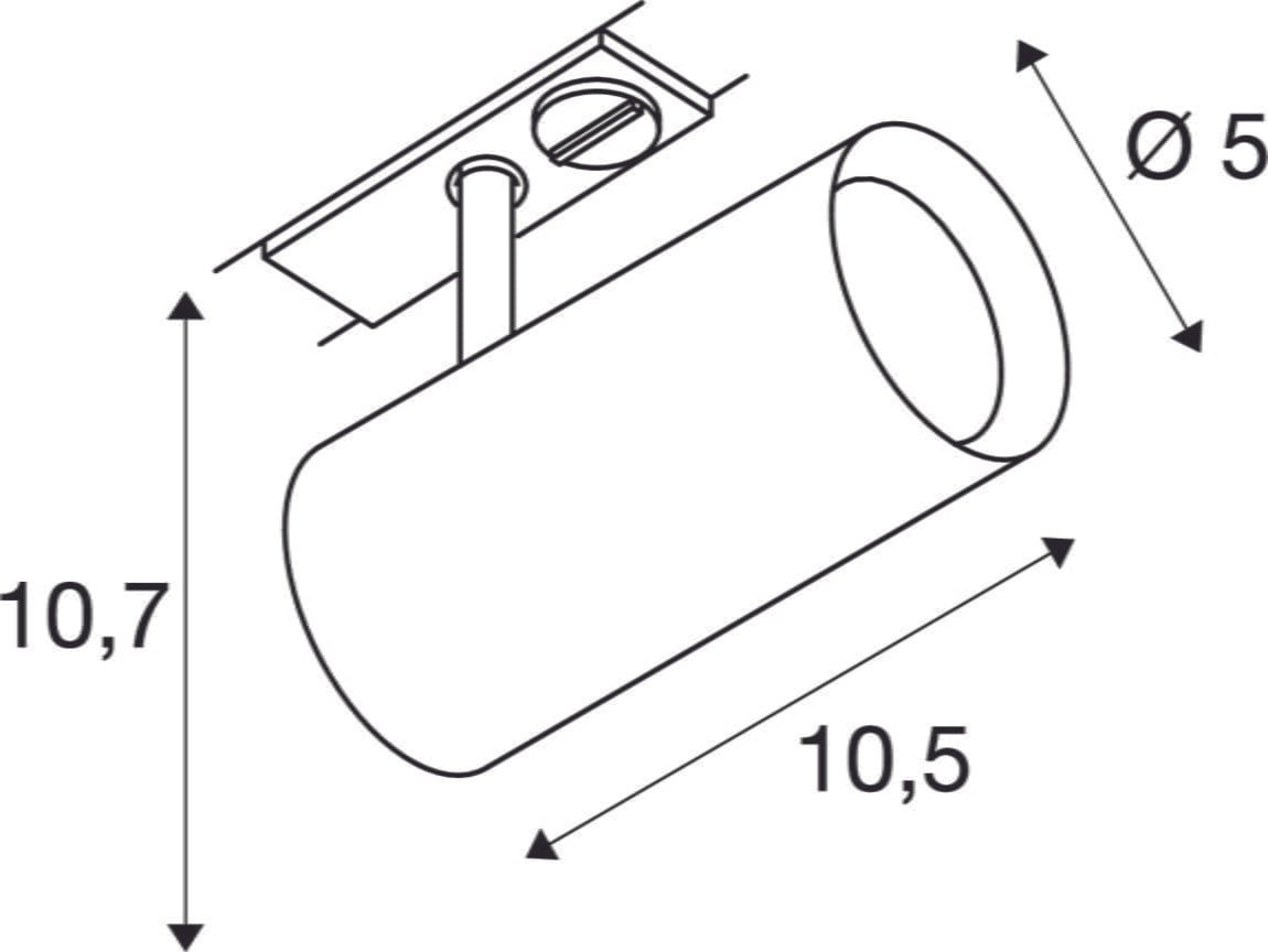 NOBLO SPOT, schwarz, 2700K, 36°, inkl. 1P.-Adapter 5