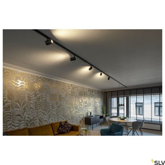 PARA CONE 14, Pendelleuchte, LED GU10 51 mm, rund, schwarz/gold, Ø/H 13,3/14, inkl. 1Phasen-Adapter schwarz 4