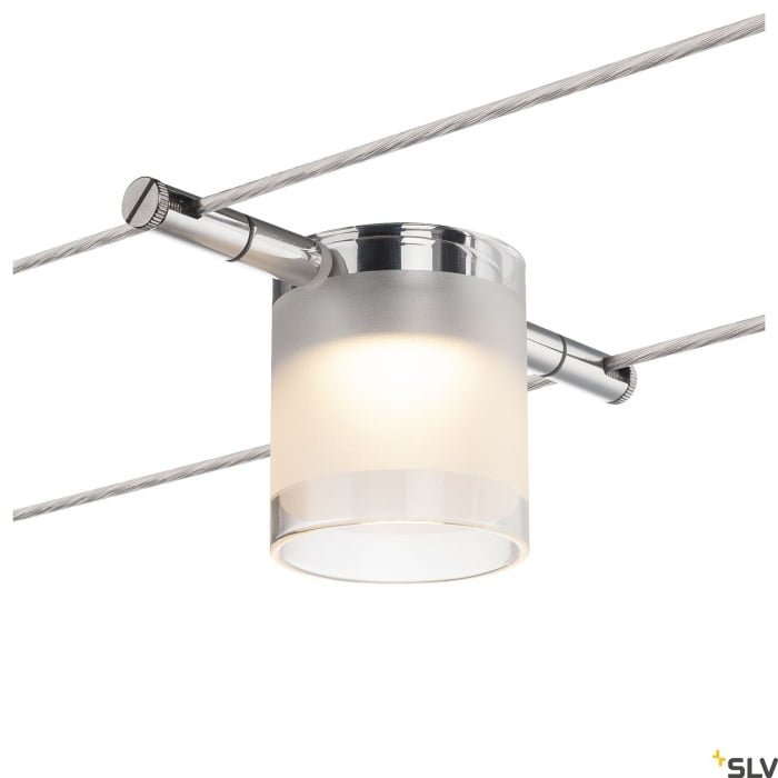 COMET LED Strahler, Niedervolt-Seilsystem, 2700K, chrom 3