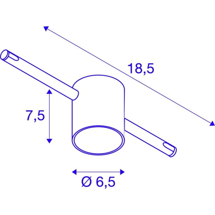 COMET LED Strahler, Niedervolt-Seilsystem, 2700K, chrom 5