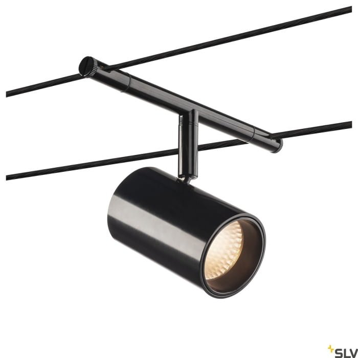 NOBLO SPOT, Seilleuchte für Niedervolt-Seilsystem 2700K schwarz