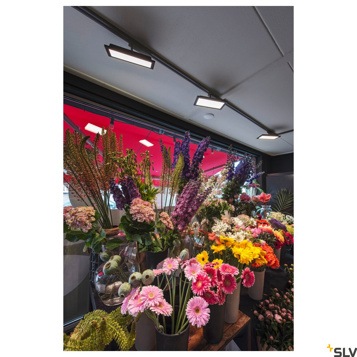 PANEL TRACK, 1 Phasen Spot schwarz 18W 3000K 4