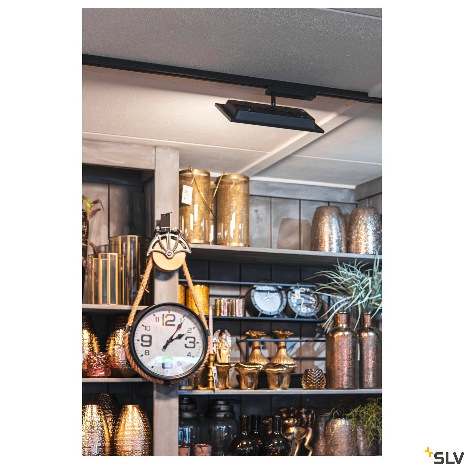 PANEL TRACK, 1 Phasen Spot schwarz 18W 3000K 5