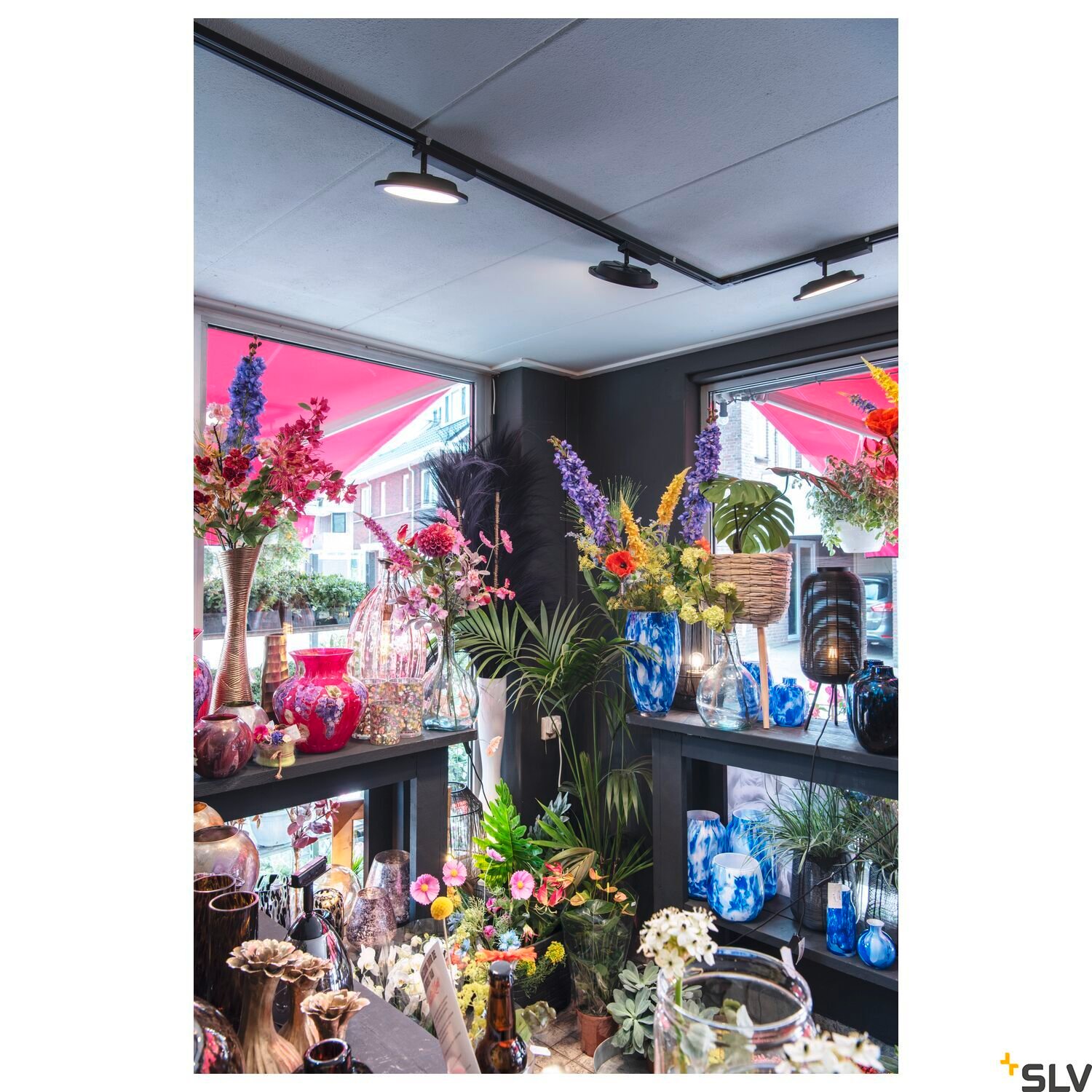 PANEL TRACK, 1 Phasen Spot schwarz 18W 3000K 4