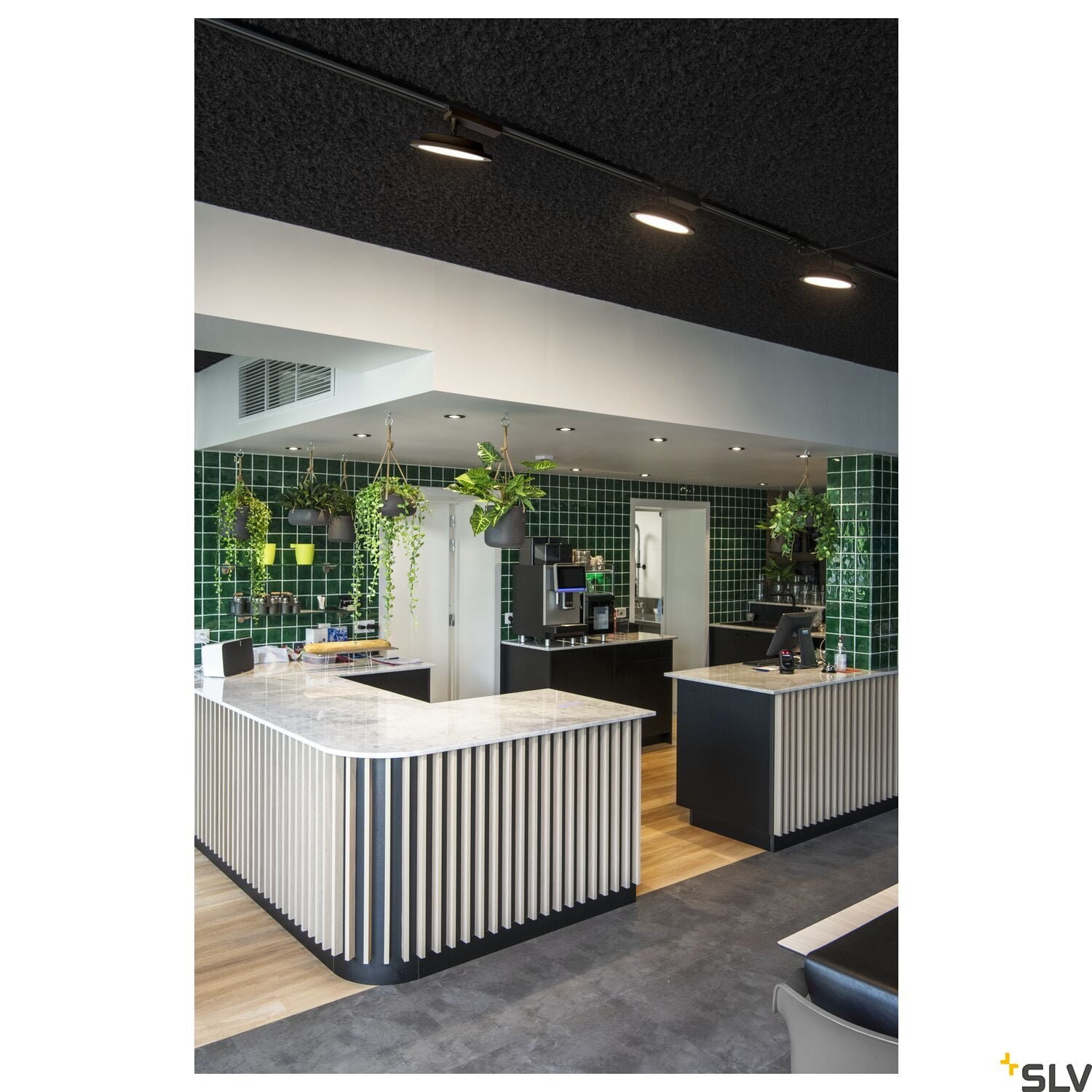 PANEL TRACK, 1 Phasen Spot schwarz 18W 3000K 6