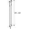 TELESKOP, Seilleuchte für TENSEO Niedervolt-Seilsystem, QR-C51, schwarz, B/H/T 4,5/21-52/1 cm 4