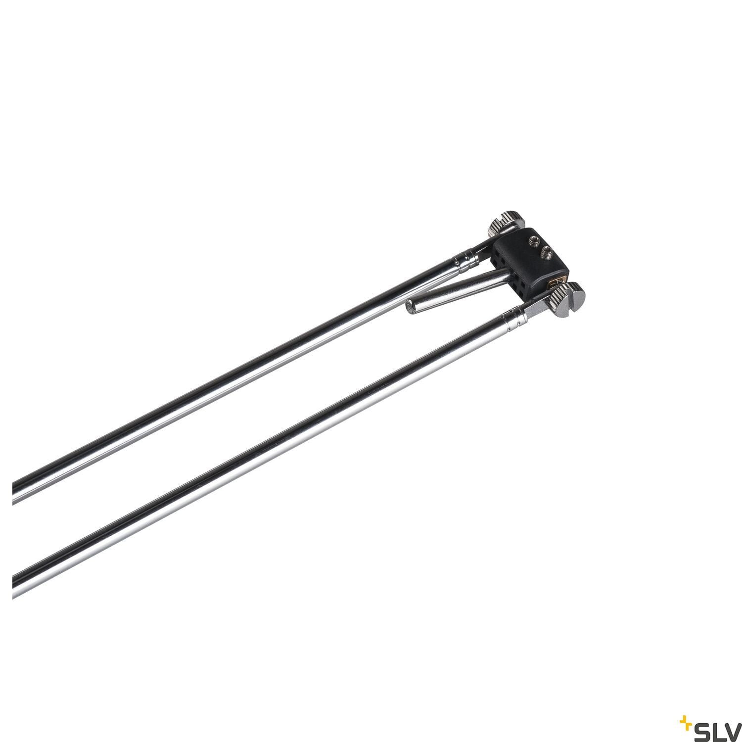 TELESKOP, Seilleuchte für TENSEO Niedervolt-Seilsystem, QR-C51, chrom, B/H/T 4,5/21-52/1 cm 3