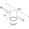 COMET, Seilleuchte für TENSEO Niedervolt-Seilsystem, QR-C51, chrom, teilsatiniertes Glas 6