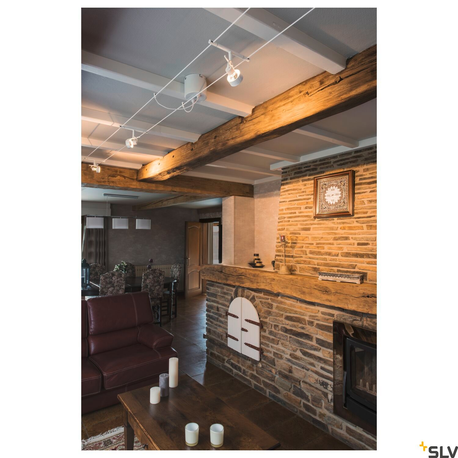 SALUNA, Seilleuchte für TENSEO Niedervolt-Seilsystem, QR-C51, weiß 3