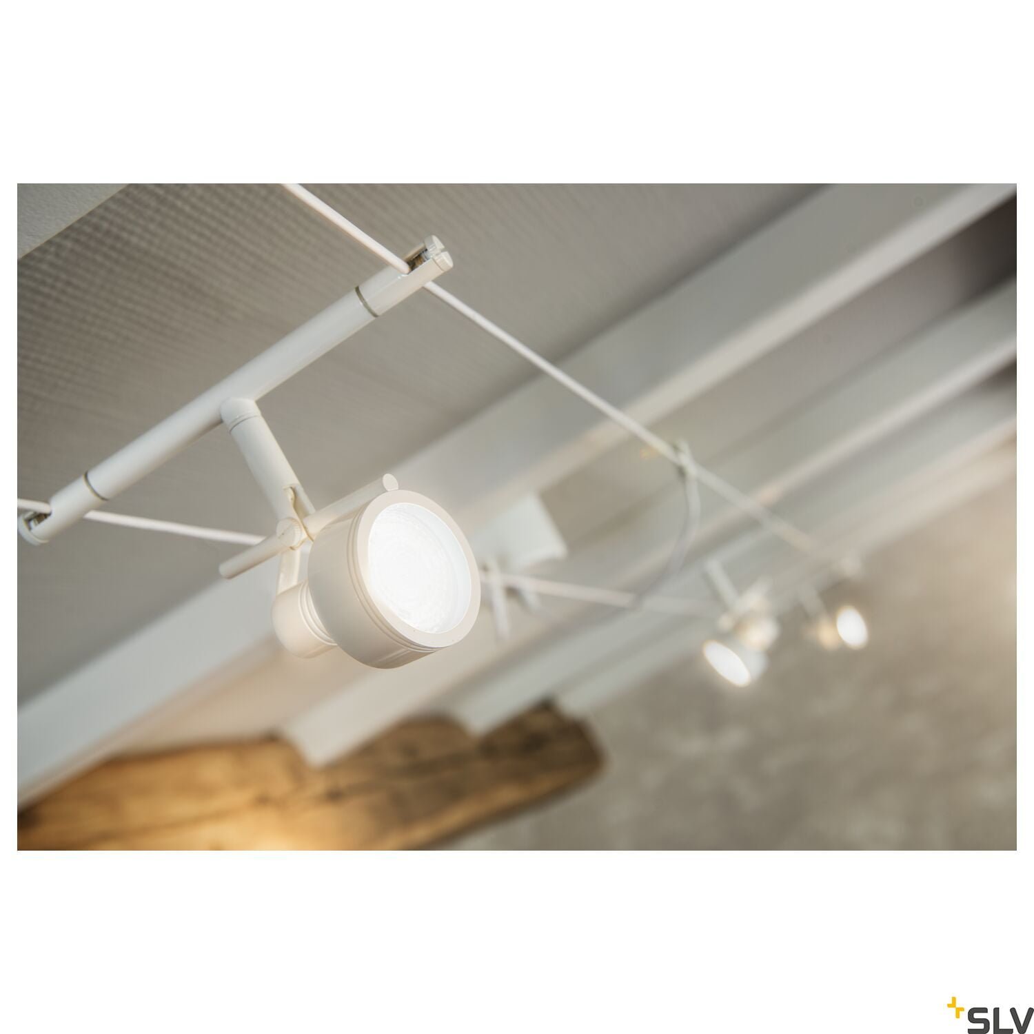 SALUNA, Seilleuchte für TENSEO Niedervolt-Seilsystem, QR-C51, weiß 2