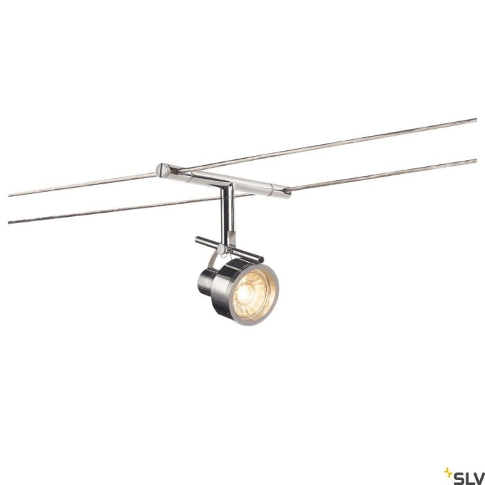 SALUNA, Seilleuchte für TENSEO Niedervolt-Seilsystem, QR-C51, chrom