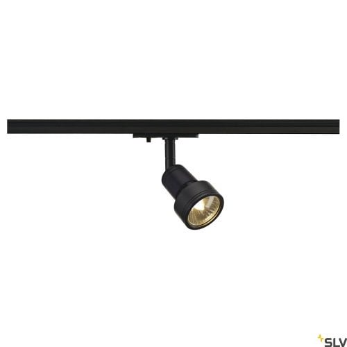 PURI TRACK, Spot, QPAR51, schwarz matt, max. 50W, inkl. 1Phasen-Adapter 2